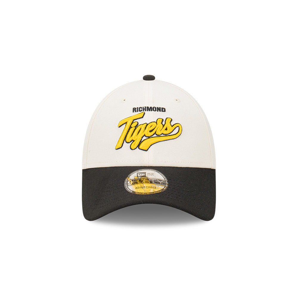 Richmond Tigers Hat - AFL 2-Tone Black 9forty Snapback Cap - New Era